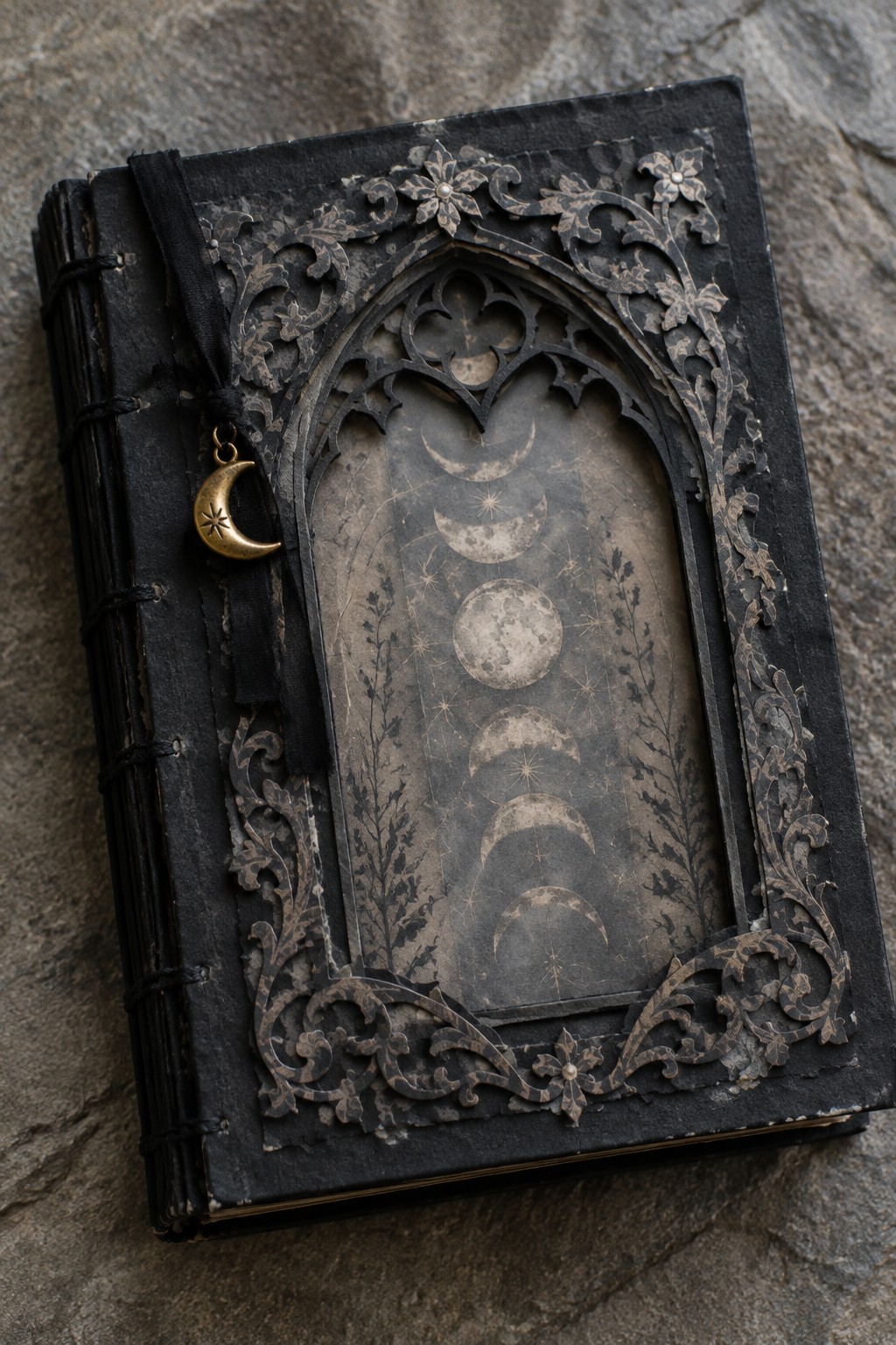 23 Gothic Junk Journal Ideas With Dark, Ornate Cover Designs